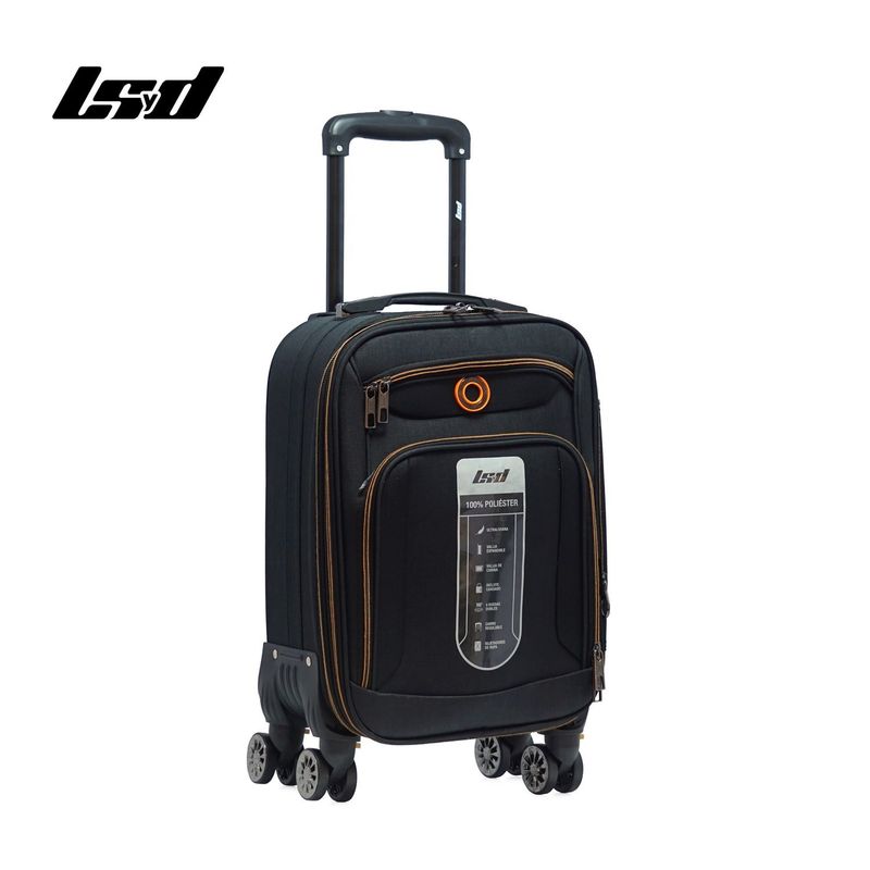 VALIJA CARRY ON EVA NEGRA 18 PULGADAS (91.7070N.1) | Librería Centro
