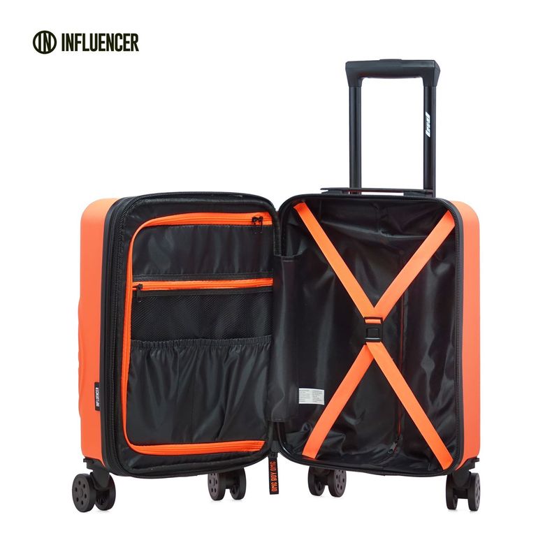 VALIJA CARRY ON INFLUENCER NARANJA 18 PULGADAS (68.1003F.1) | Librería  Centro