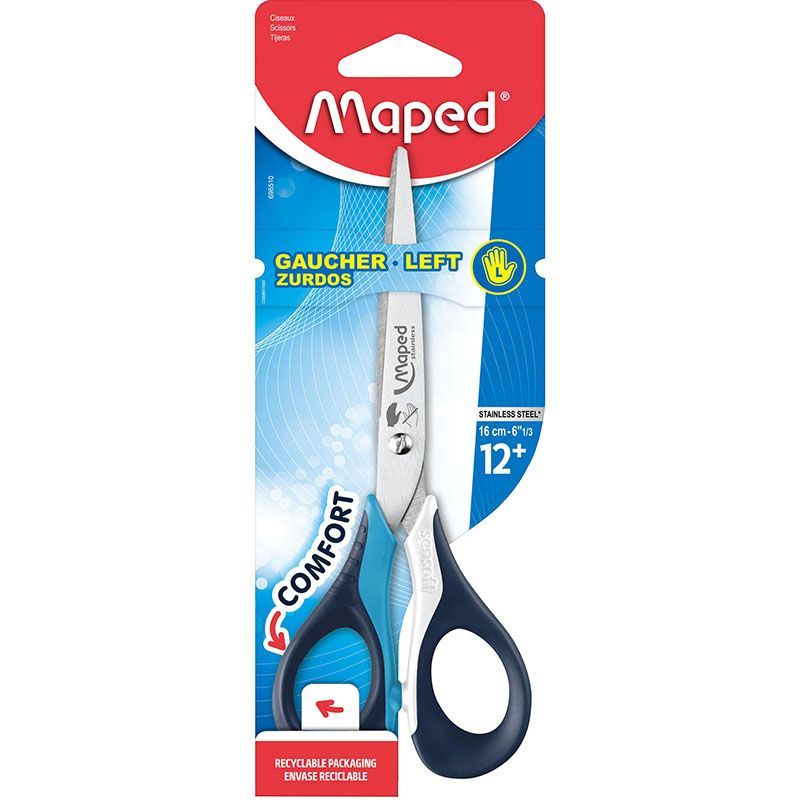 Tijera Sensoft Maped 3D 16Cm, Tijeras Escolares